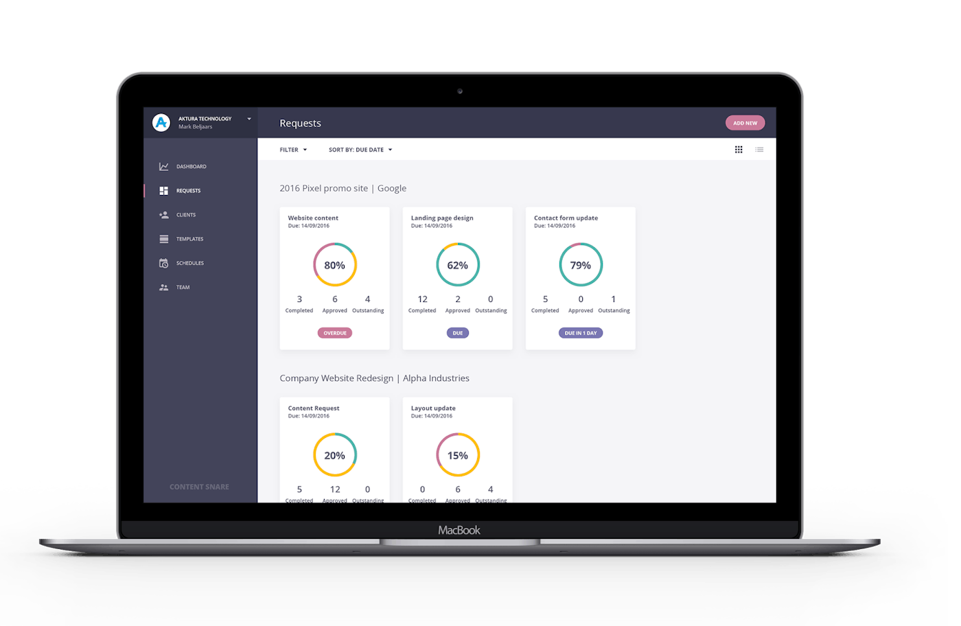 Content Snare mockups