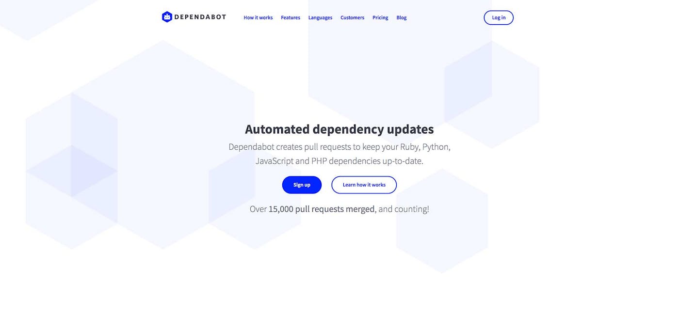 Dependabot homepage