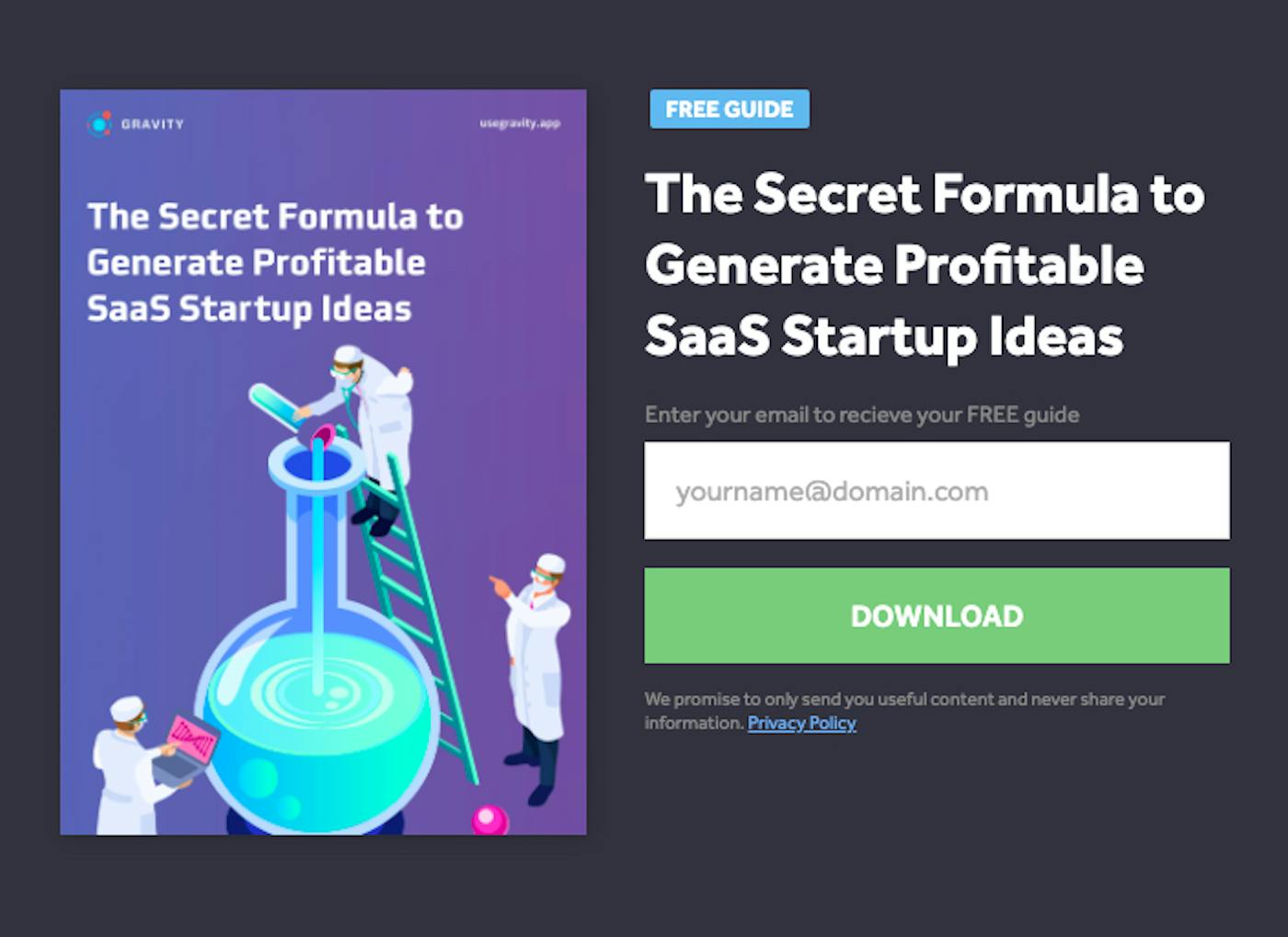 the secret formula to generating profitable SaaS ideas