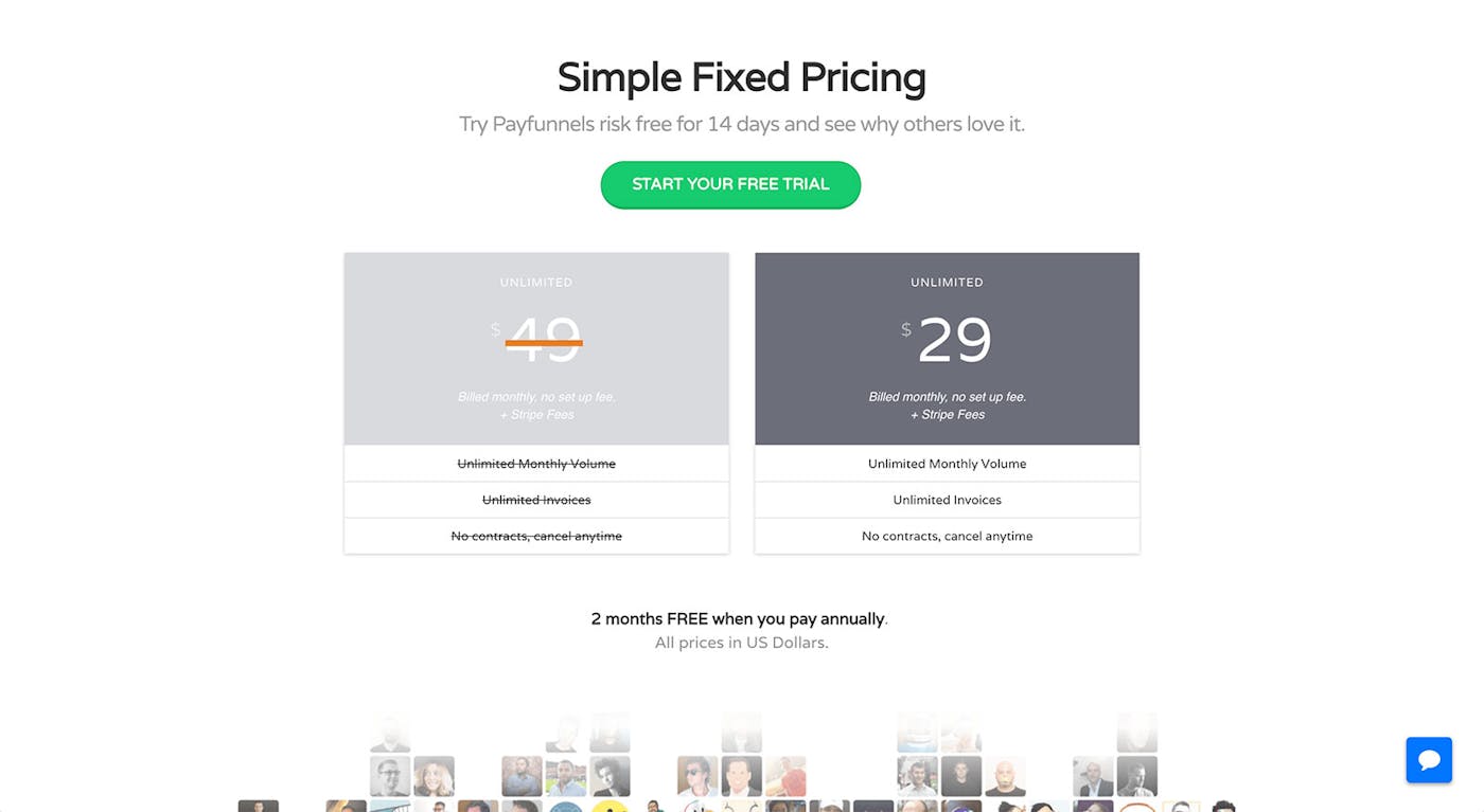 Payfunnels pricing