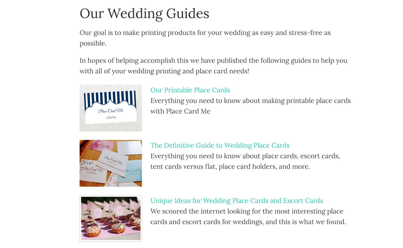 wedding guides