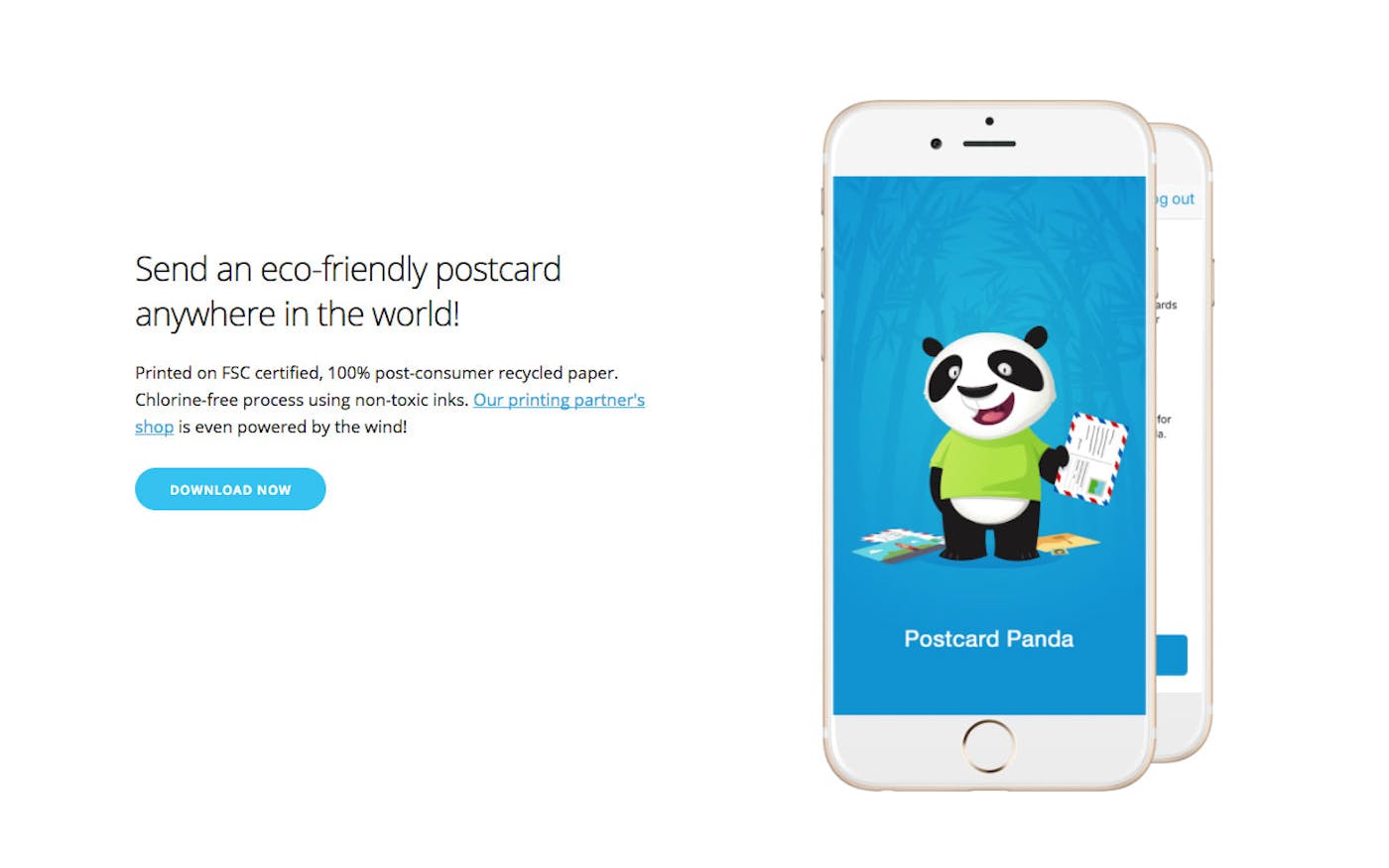 Postcard Panda website