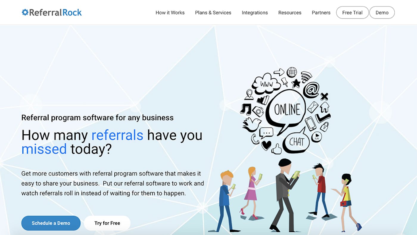 Referral Rock Homepage