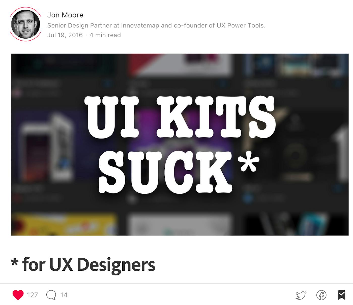 UI Kits Suck