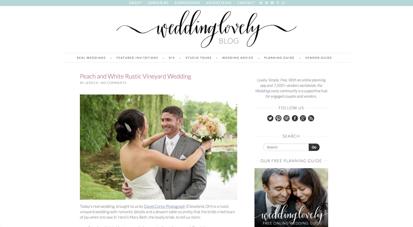 WeddingLovely Blog