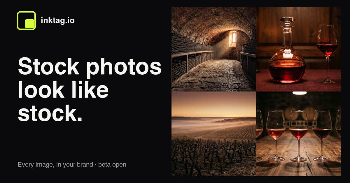 Brand consistent images generated by inktag