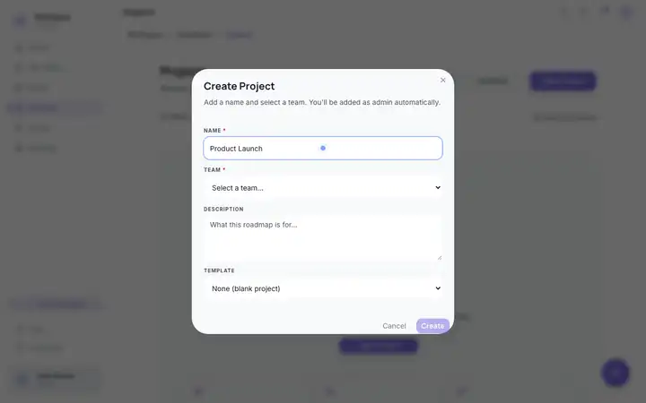 23-second replay of the project-creation flow and the RLS failure