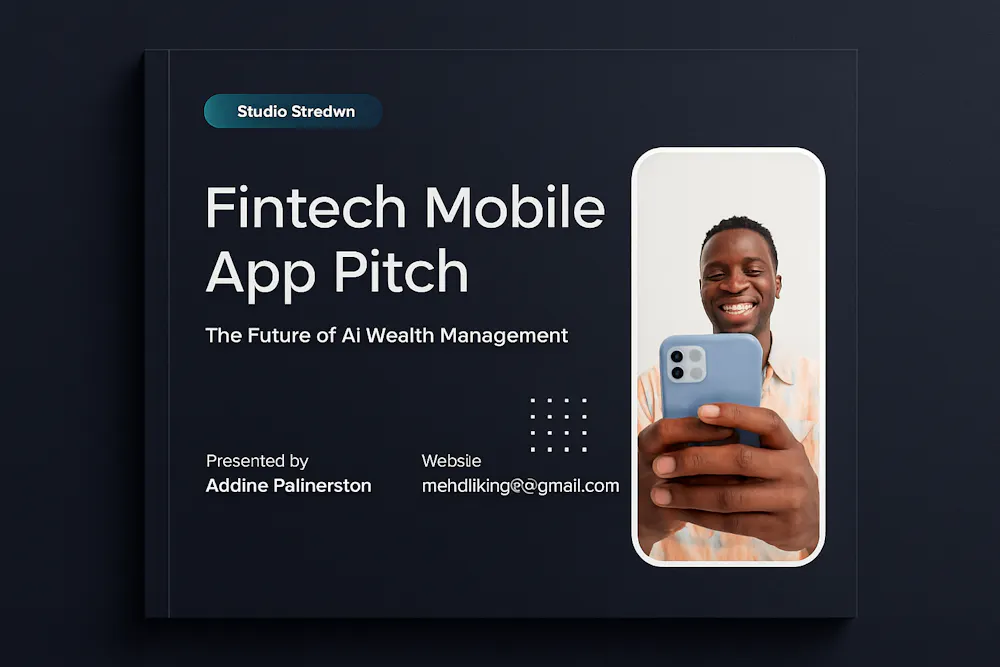 Professional Fintech Pitch Deck for Freelance UI/UX Designers. - Indie ...