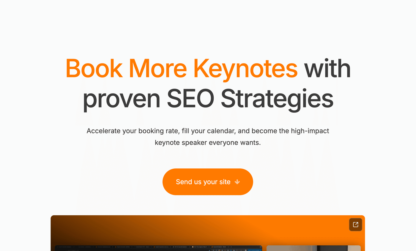 TalkThrive homepage