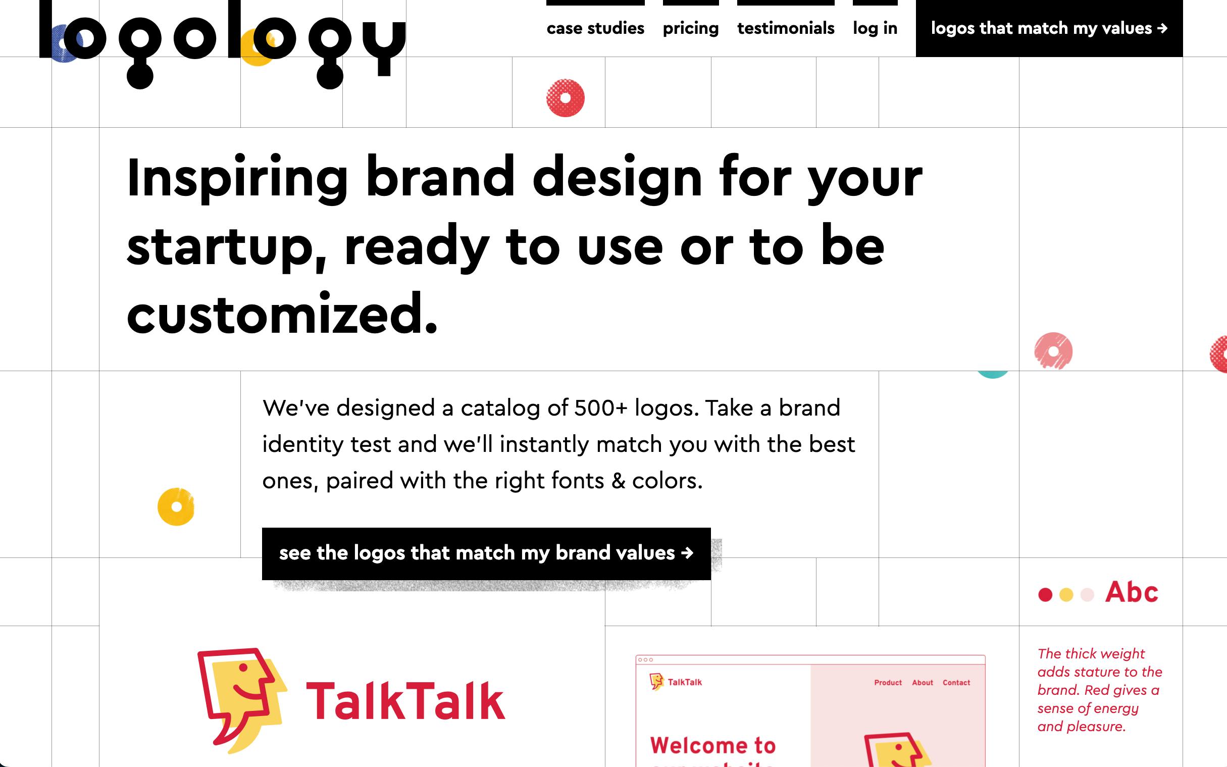 Logology homepage