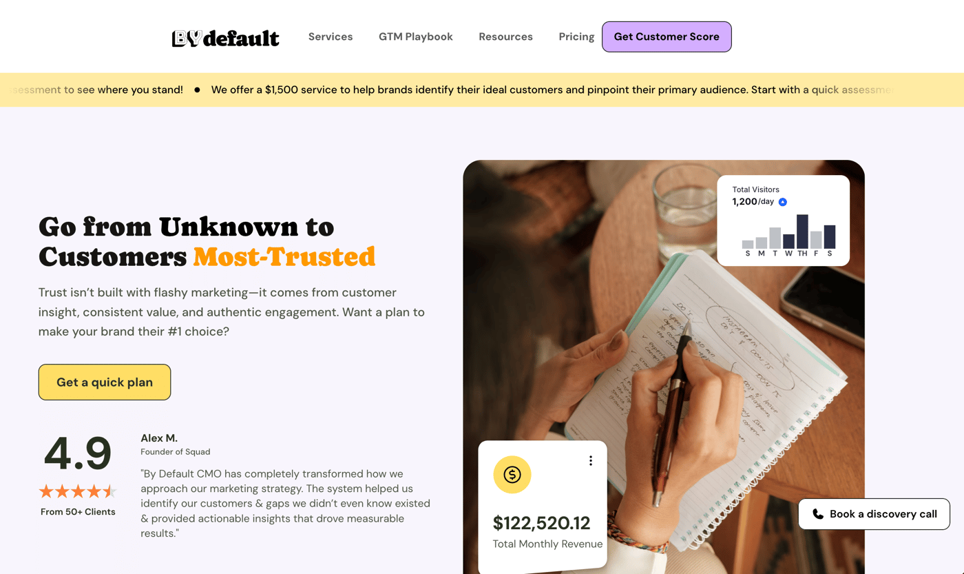 By Default homepage