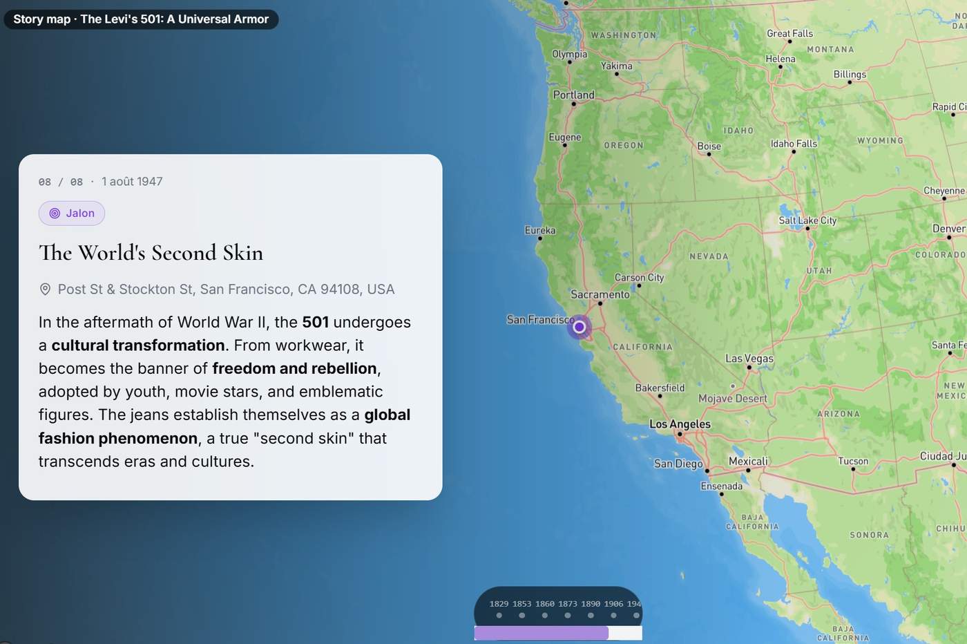 Again another way to show a map, so the user can choose the best way