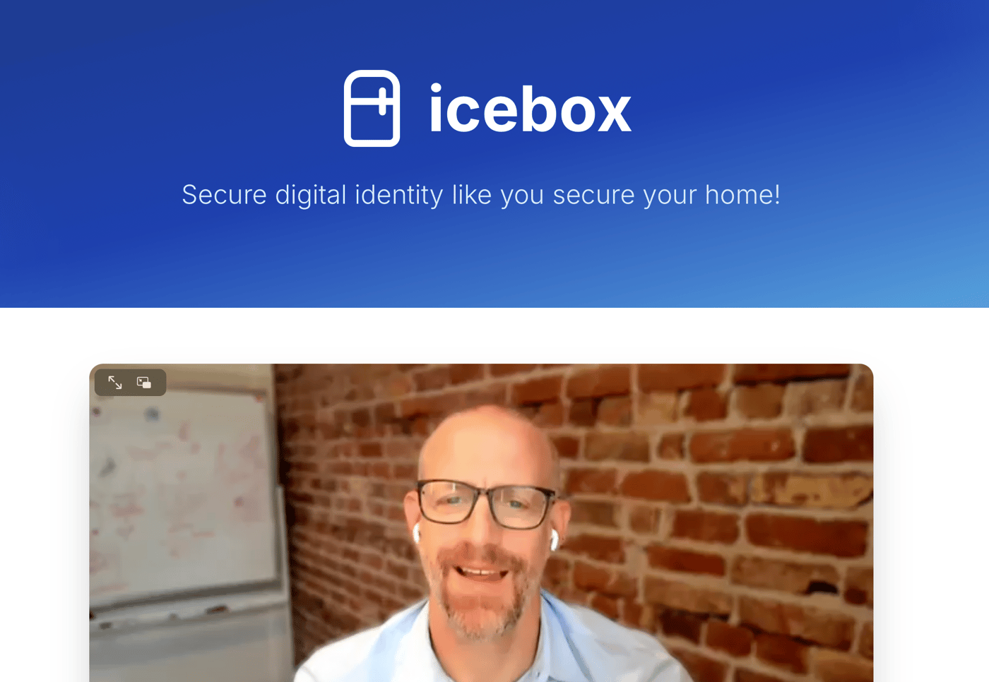Icebox homepage