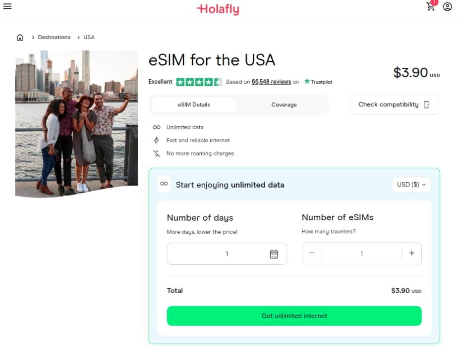 Holafly USA eSIM