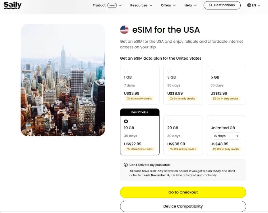 Saily USA eSIM