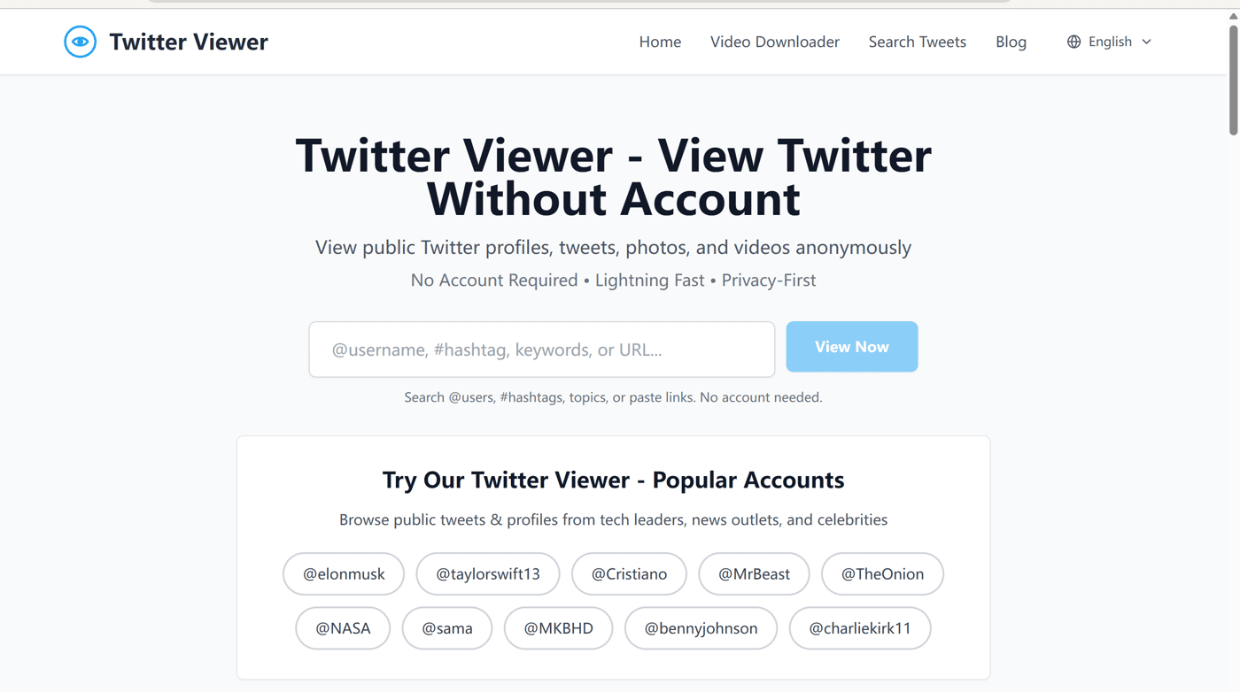 twitter viewer online