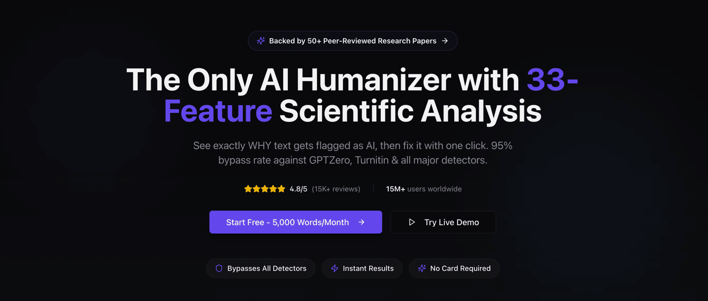 RewritelyApp: The Only AI Humanizer with 33-Feature Scientific Analysis