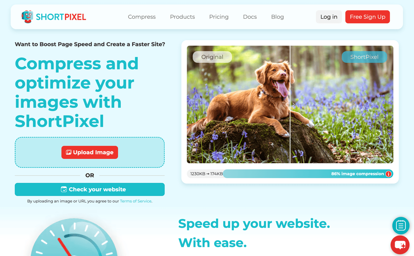 ShortPixel homepage