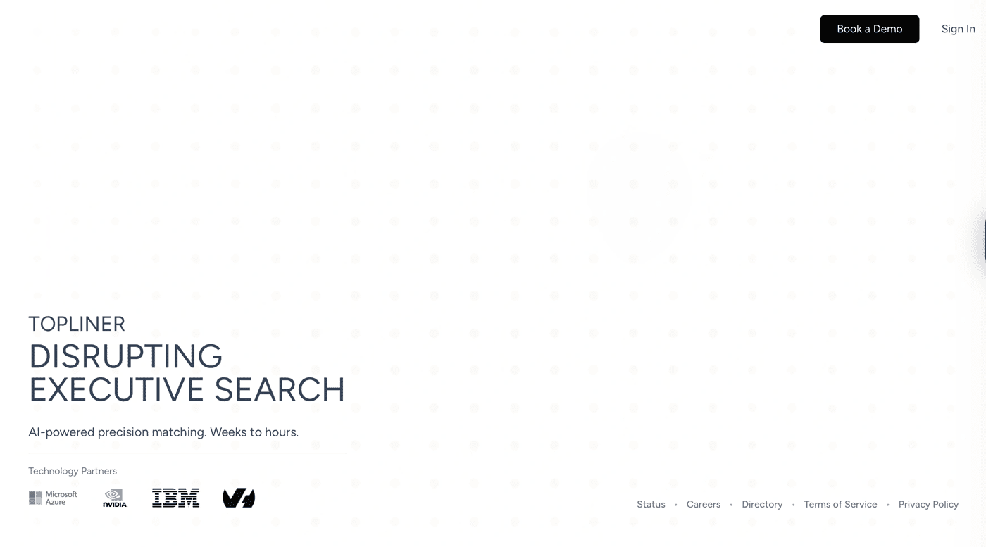 Topliner homepage