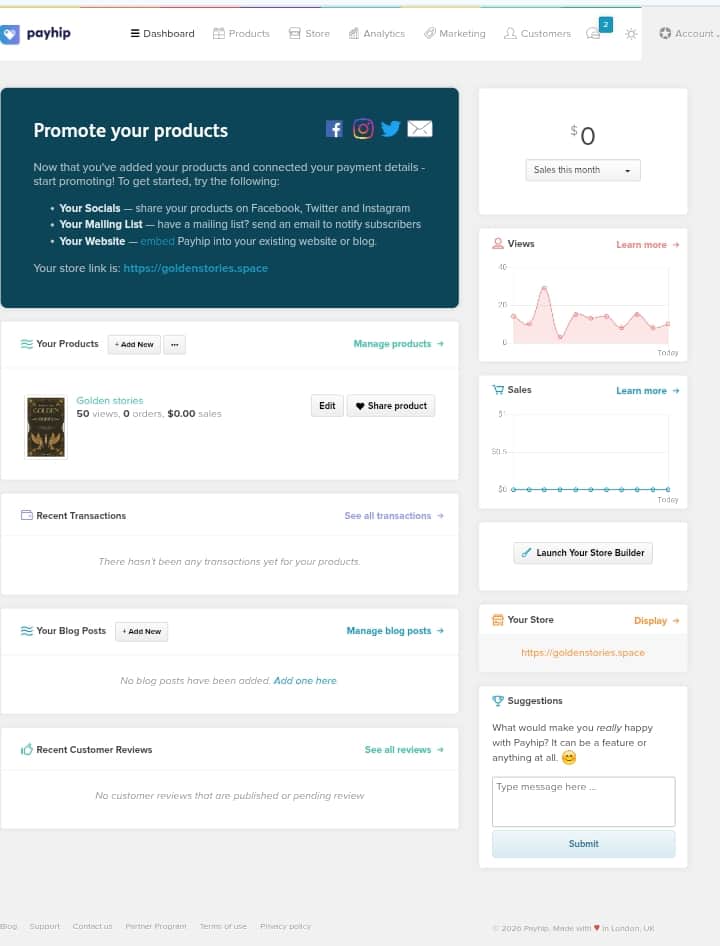 Backend view showing a turnkey infrastructure, ready for a new owner to scale immediately