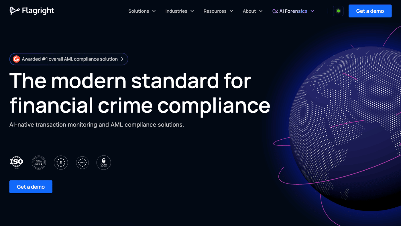 Flagright homepage