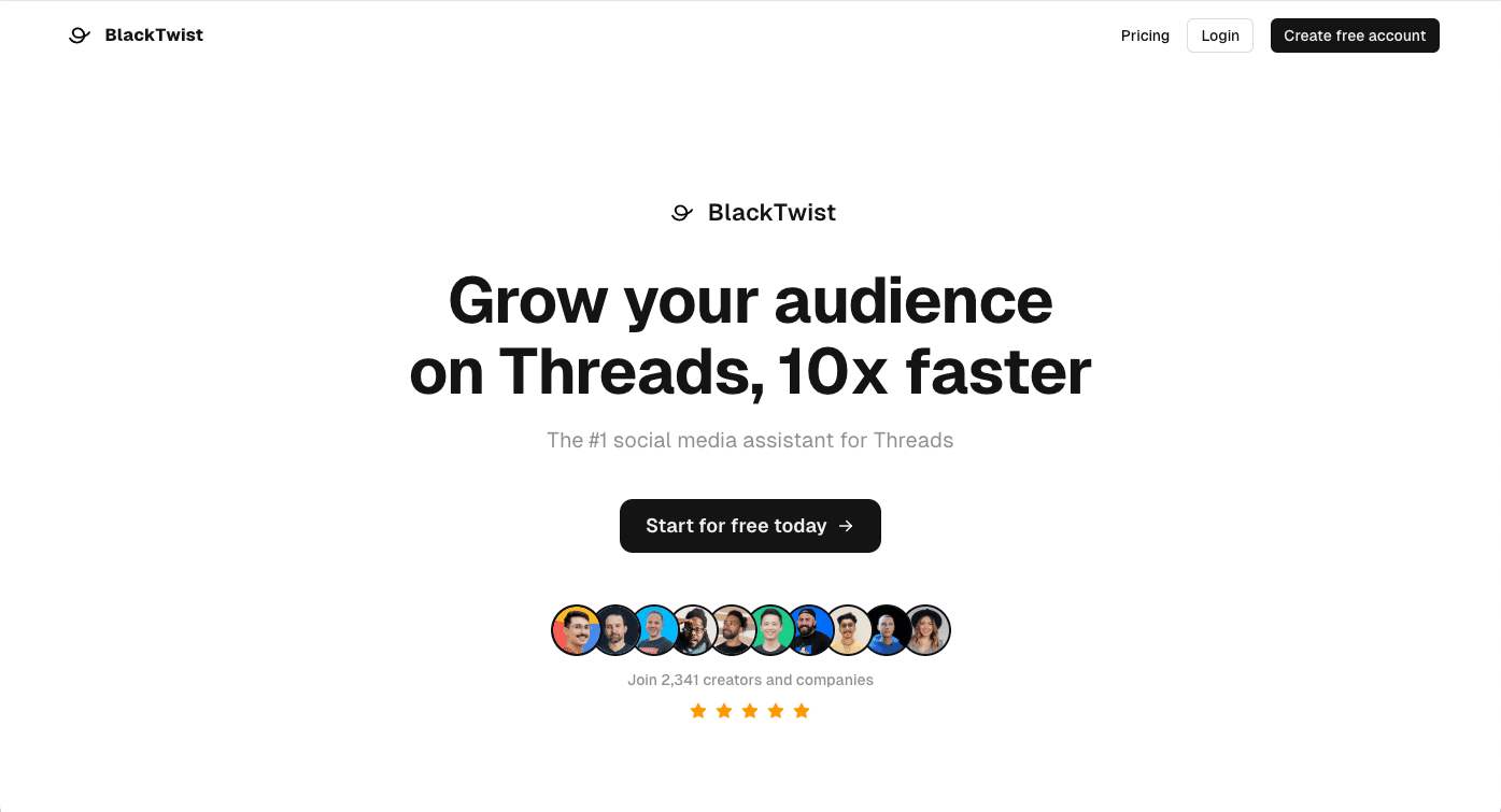 BlackTwist homepage