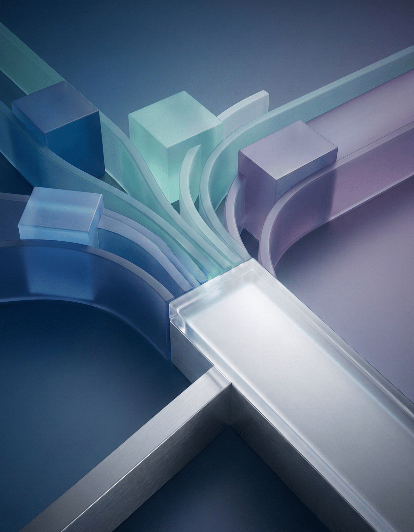 clean geometric ui