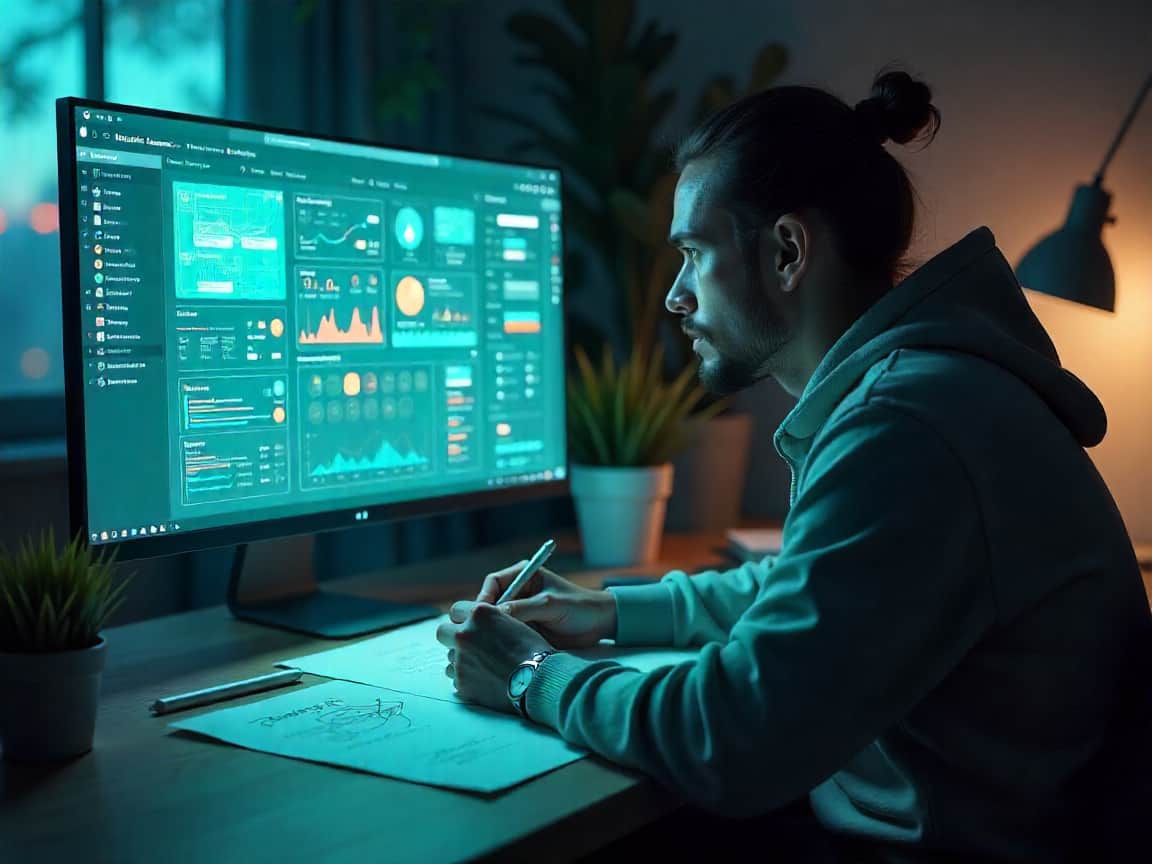 designer modern workstation