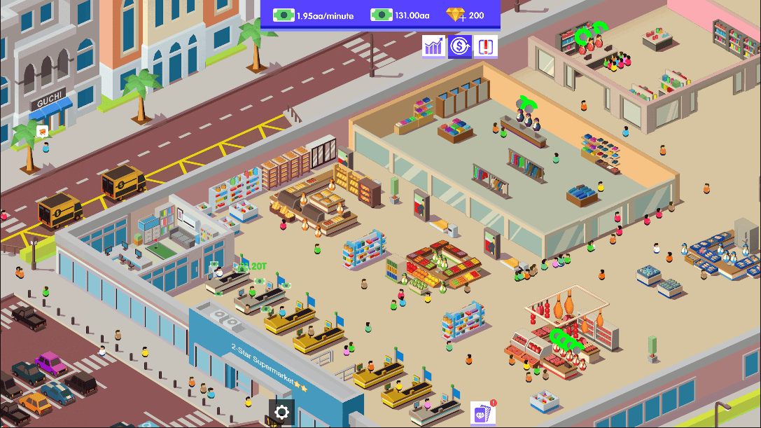 Market Tycoon game homepage