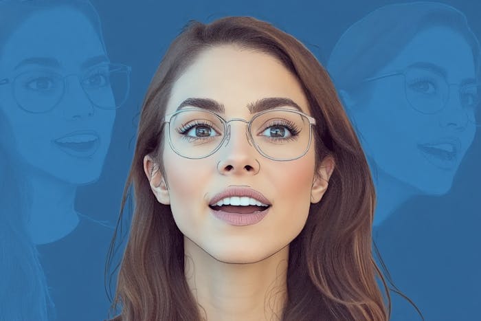 A woman speaking