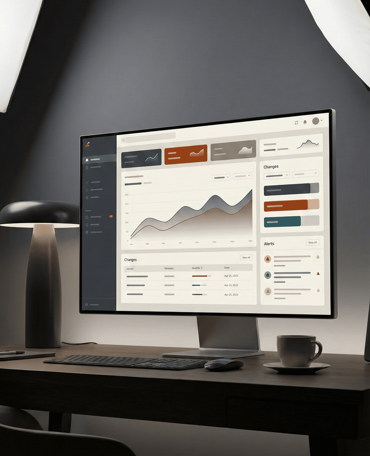 founder analytics dashboard ui