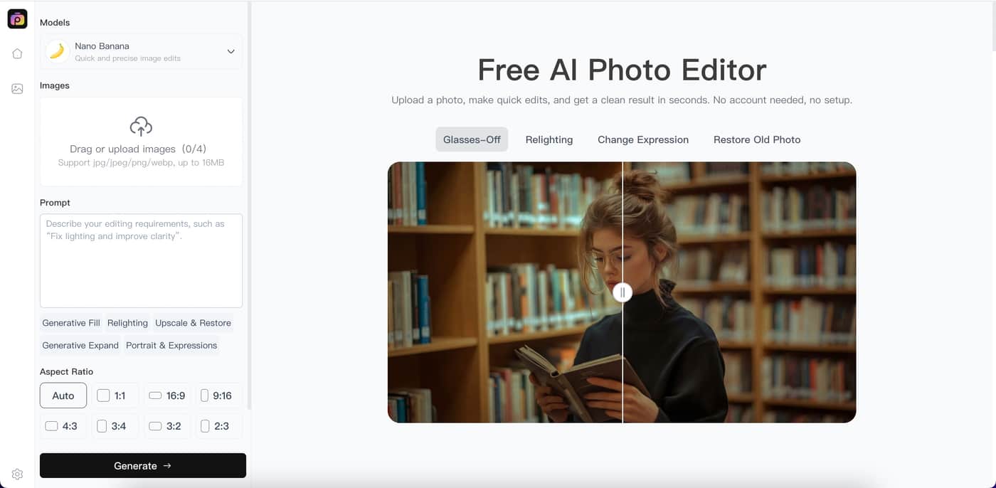PhotoGPT's AI Photo Editor