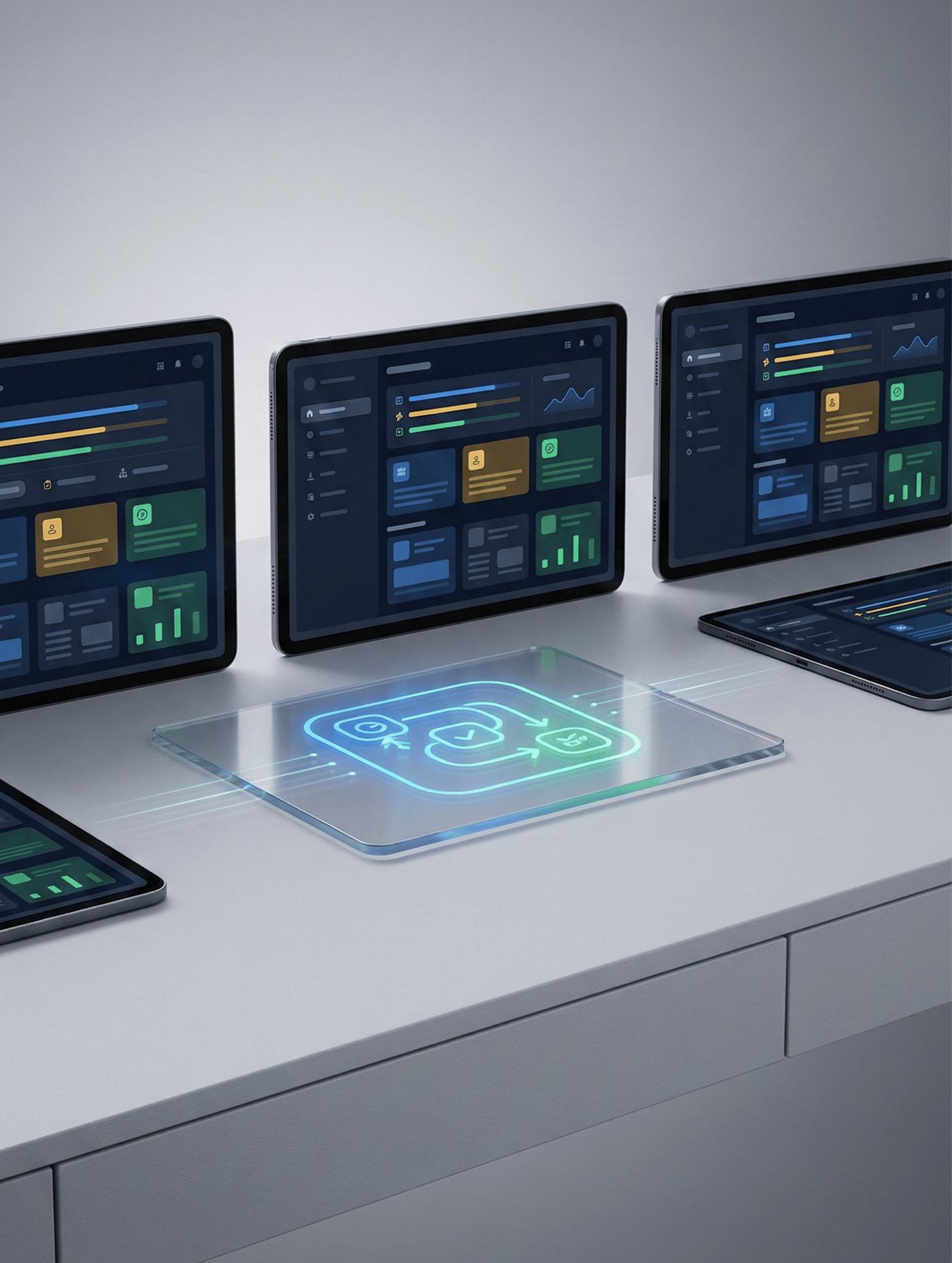 single workflow minimal ui elements