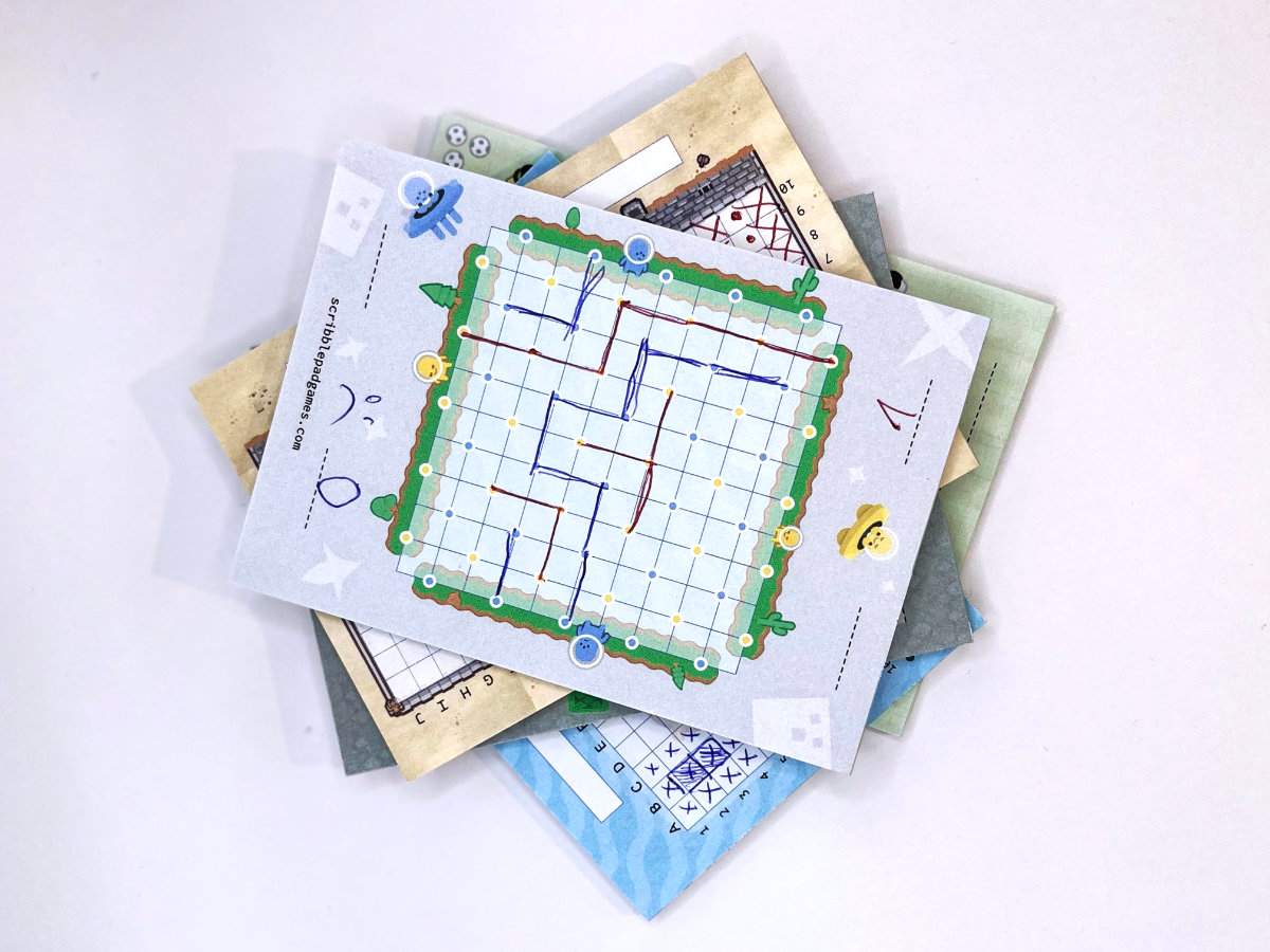 ScribblePadGames - Bridges game