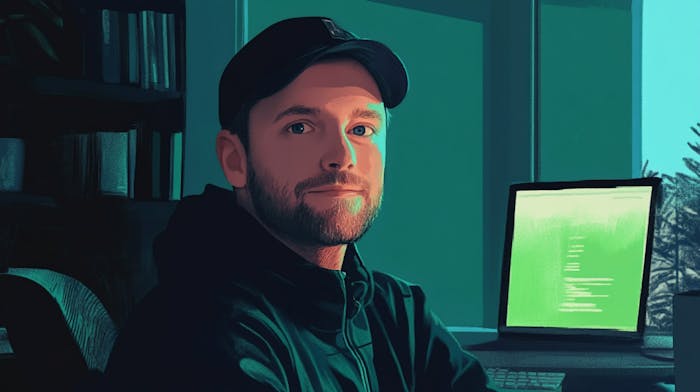 An artistic rendering of Charlie Ward.