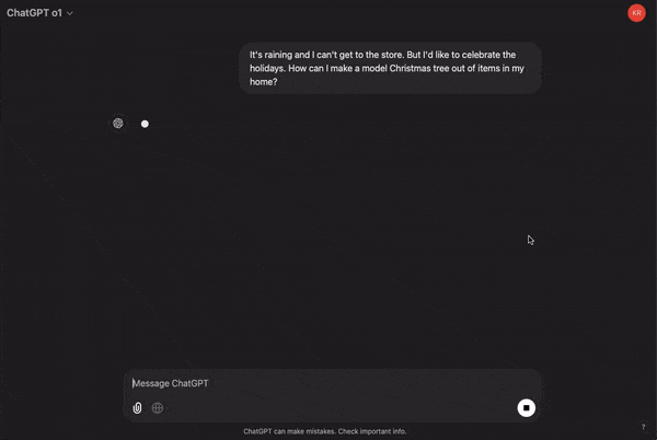 OpenAI's o1 model in action