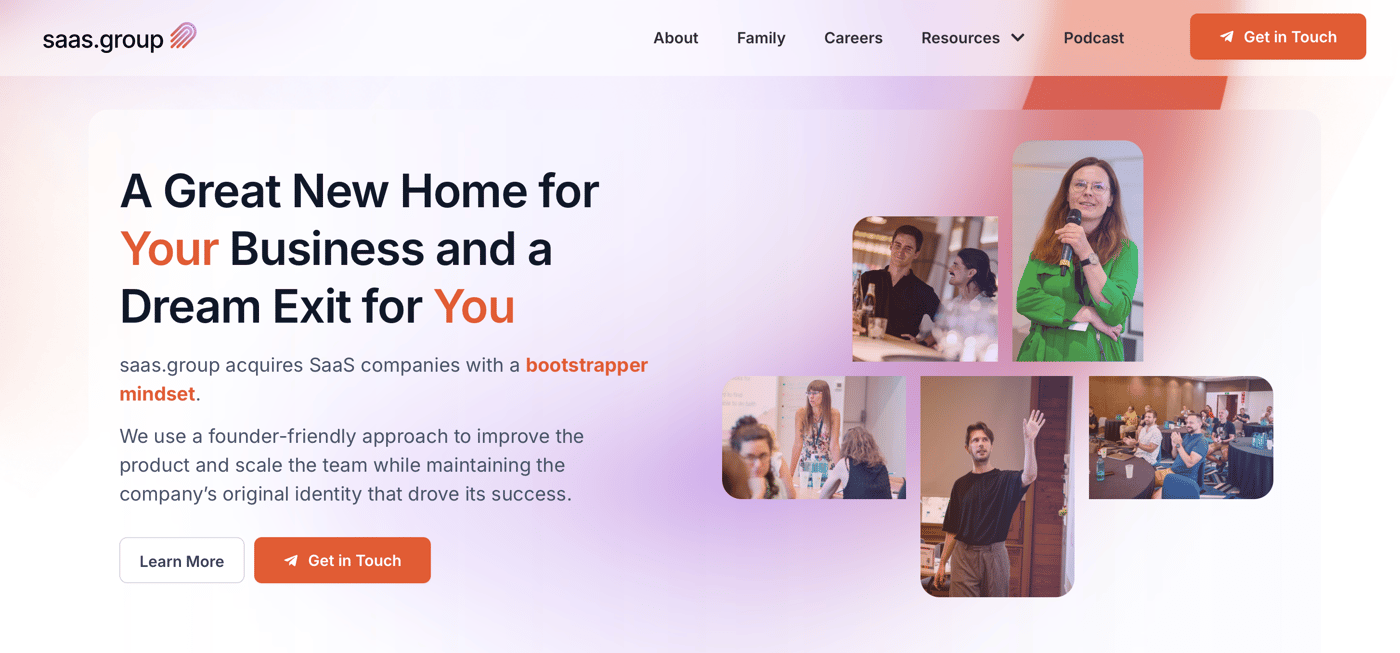 saas.group homepage