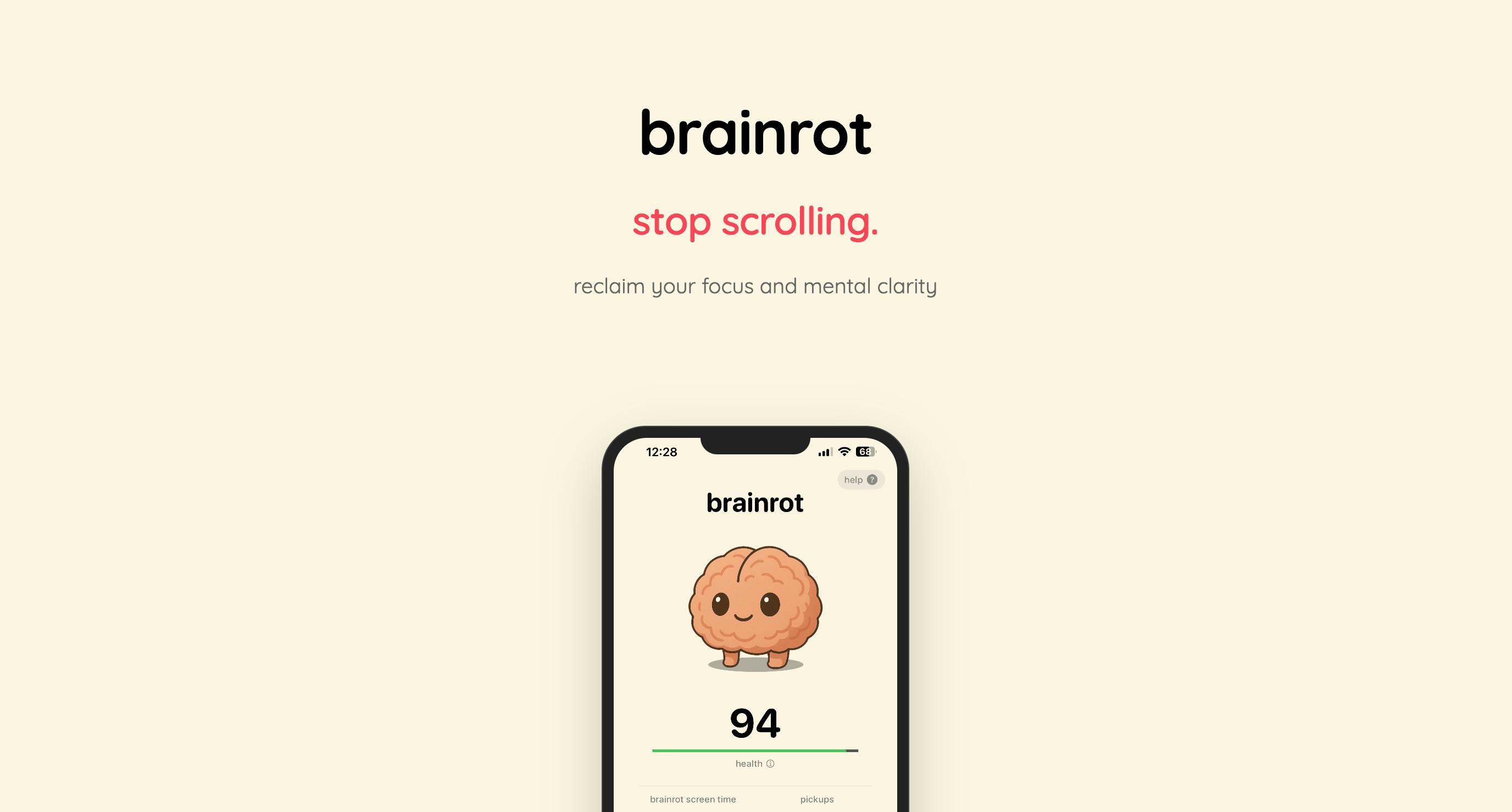 Brainrot homepage