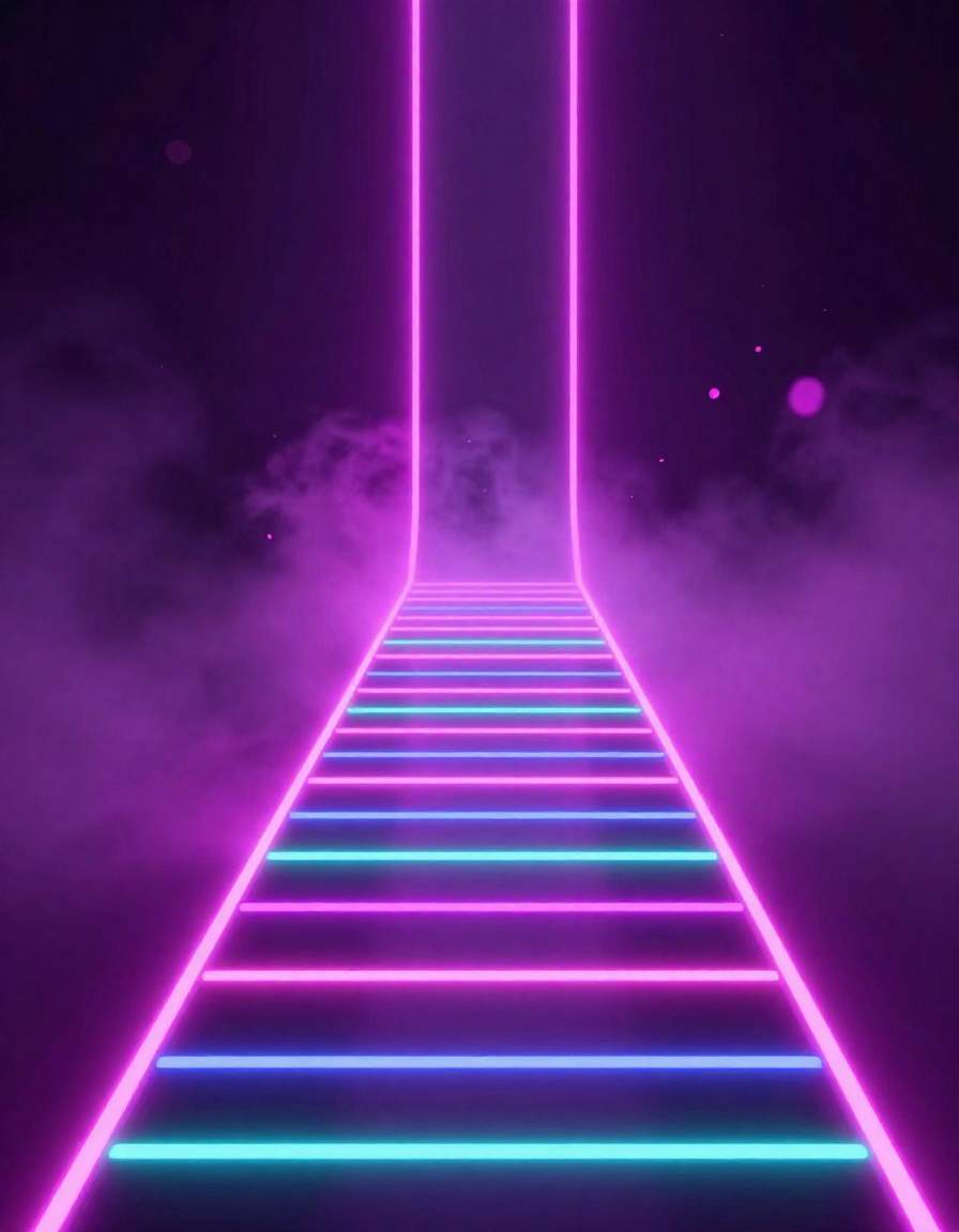 neon path ai glowing edges