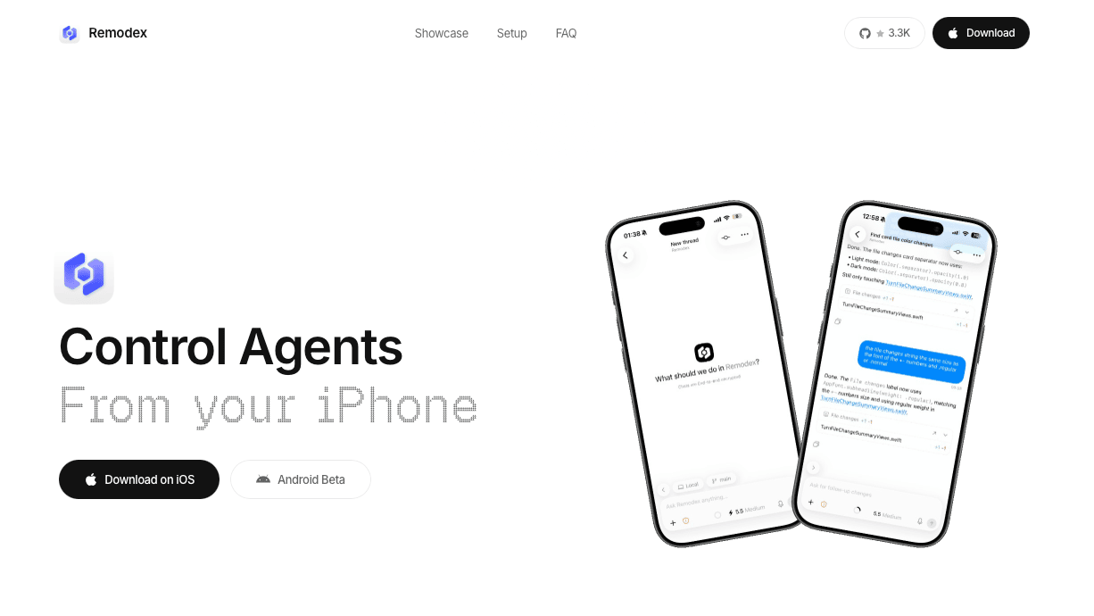 Remodex homepage