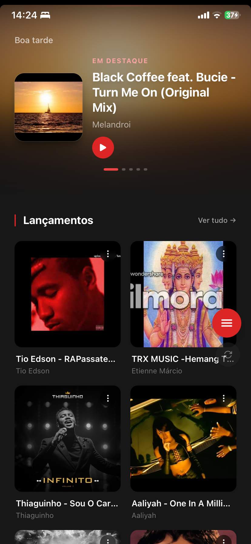 this is how the homepage looks