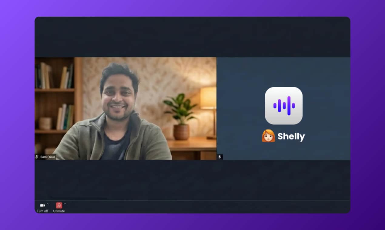 Candidate giving ai interview on interviewkit.ai