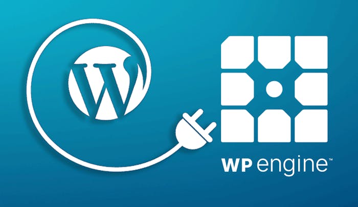 A WordPress logo pulls the plug on a WP Engine logo