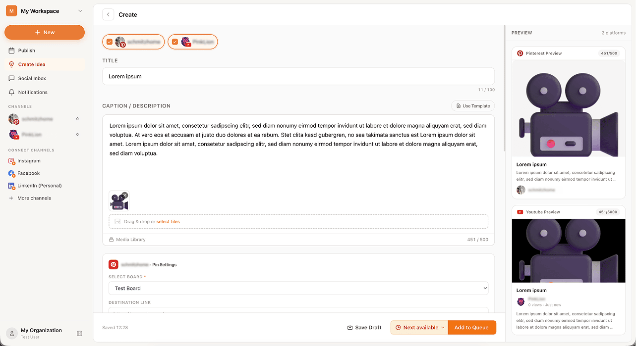 BrightBean Post Editor