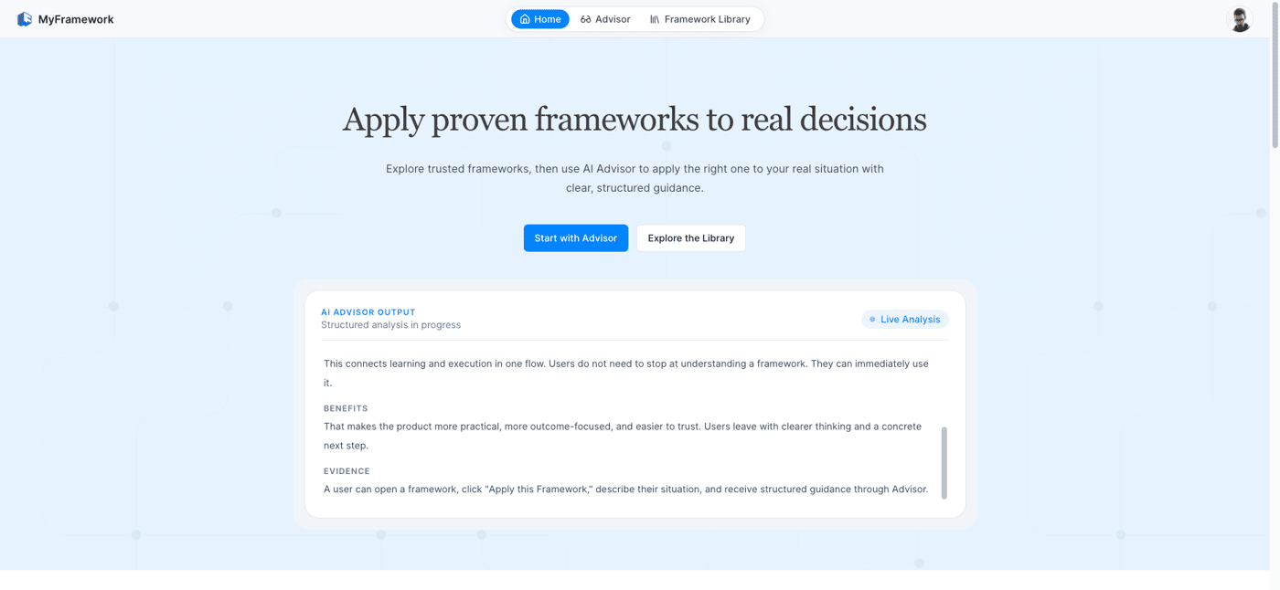 Screenshot of MyFramework 2.0