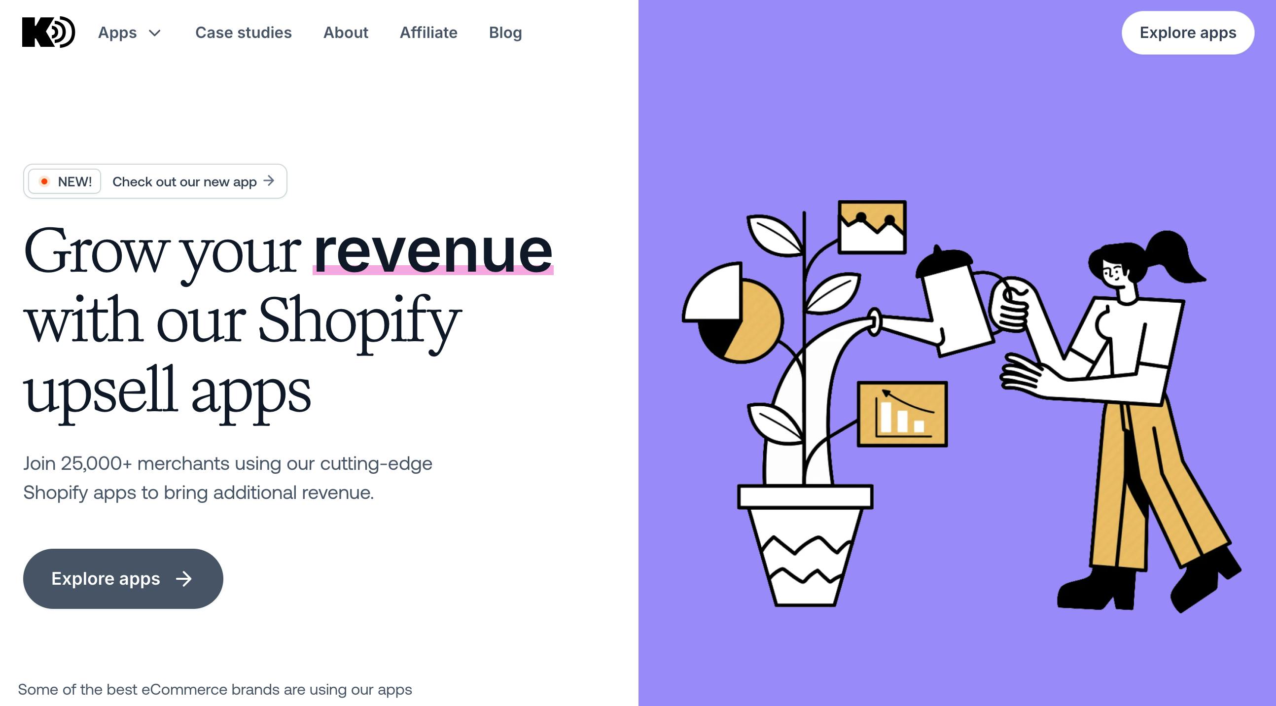 Kaching Appz homepage