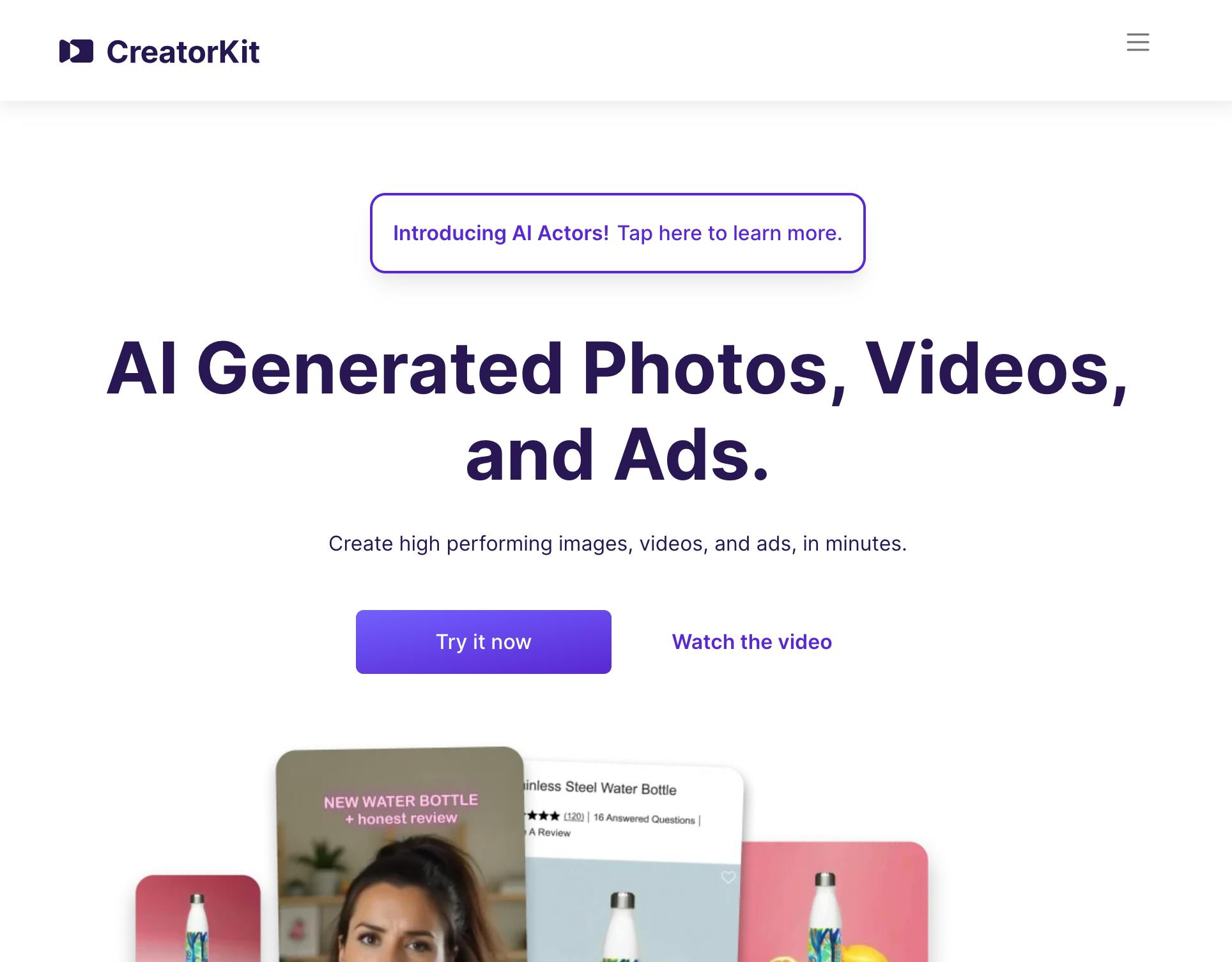 CreatorKit homepage