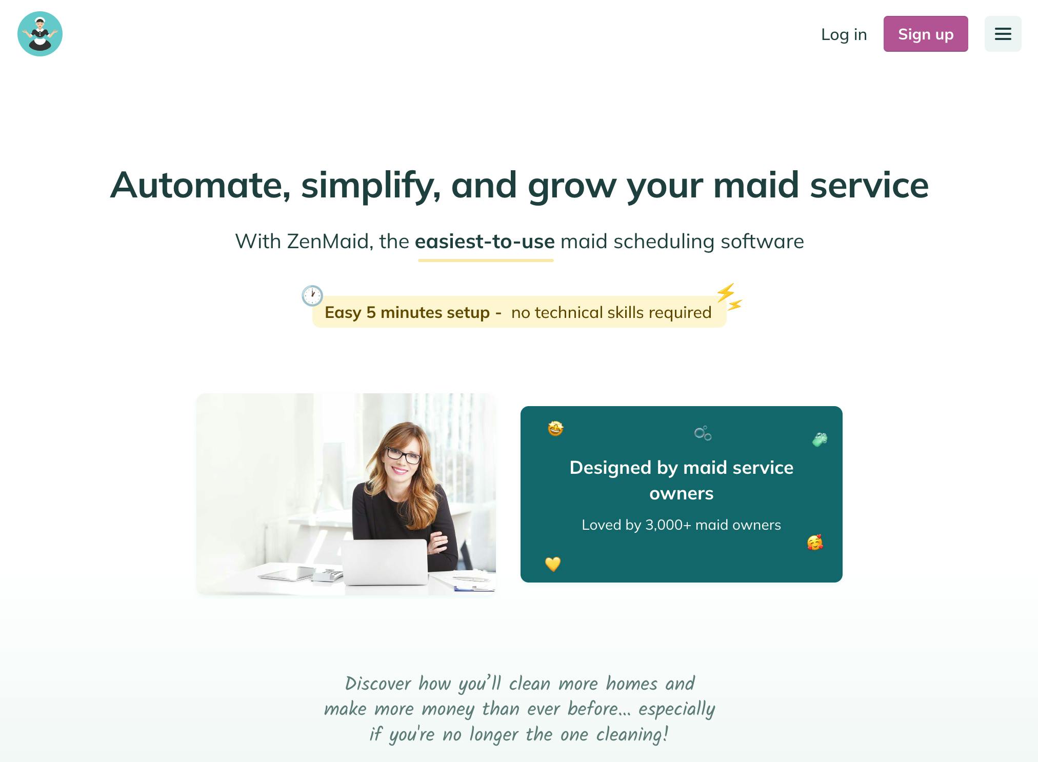 ZenMaid homepage