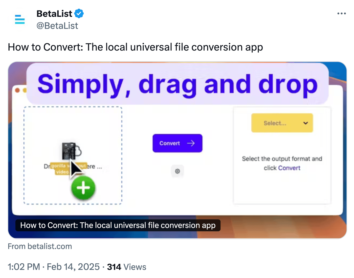 How to Convert is live on BetaList!