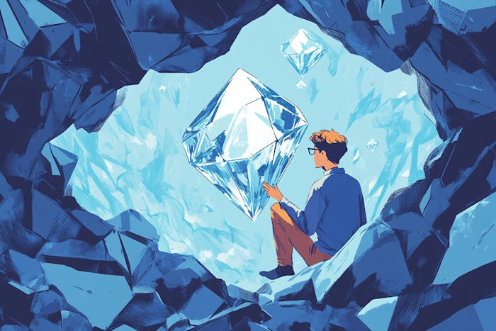 A startup founder discovers a diamond
